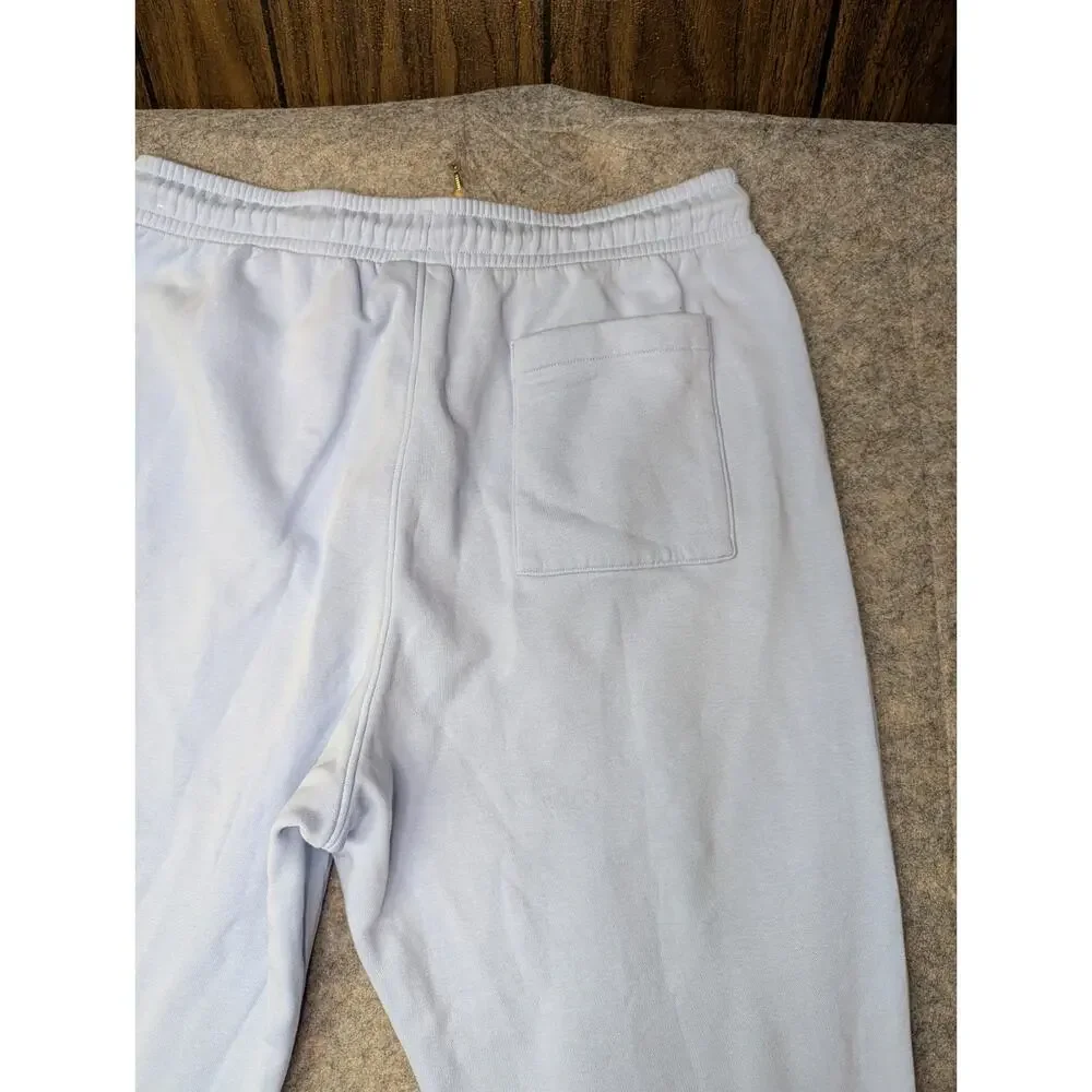 Jordan Sweatpants Men XXL Light Blue Standard Fit Fleece Pants Joggers Comfort